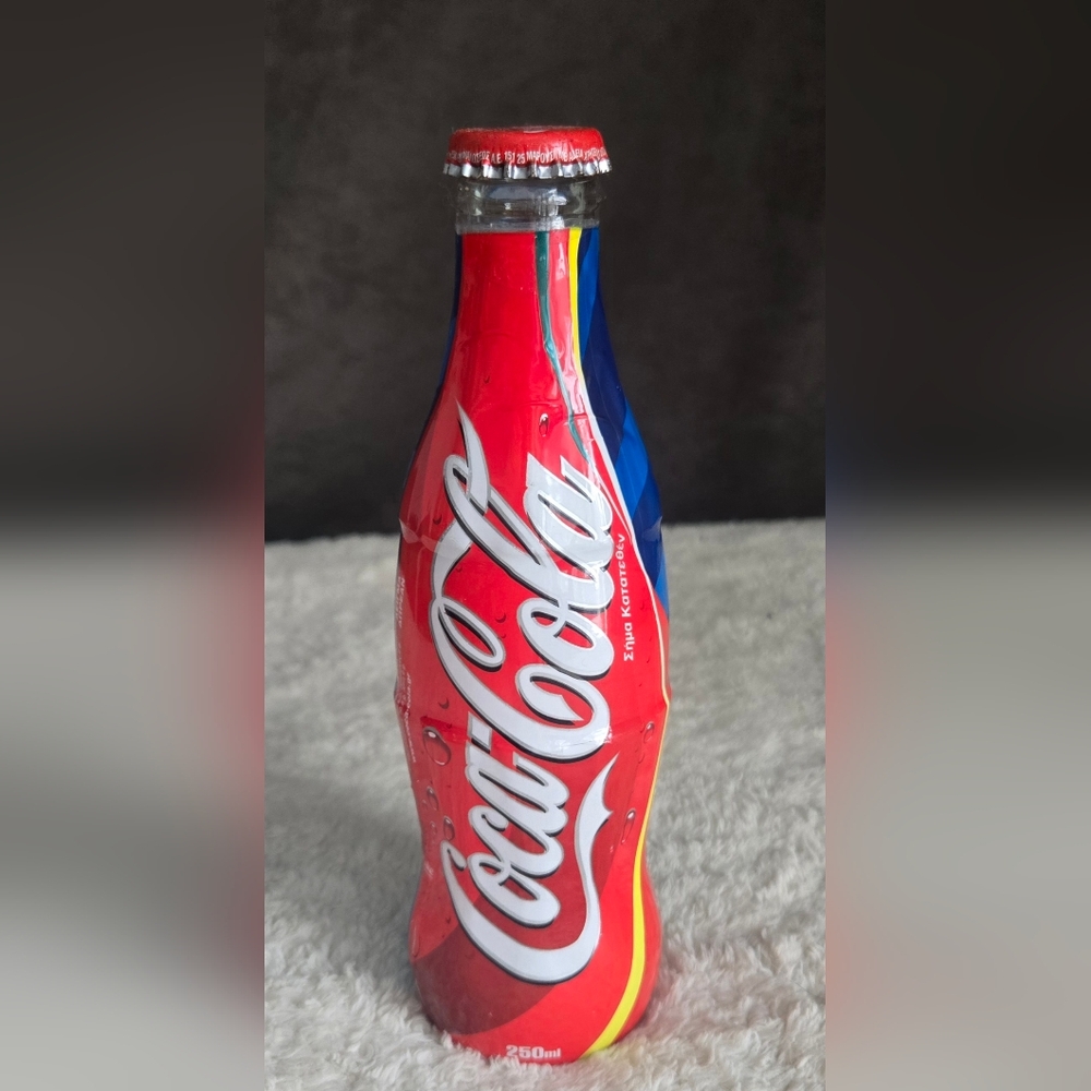 Vintage Coca-Cola Red and Blue Bottle